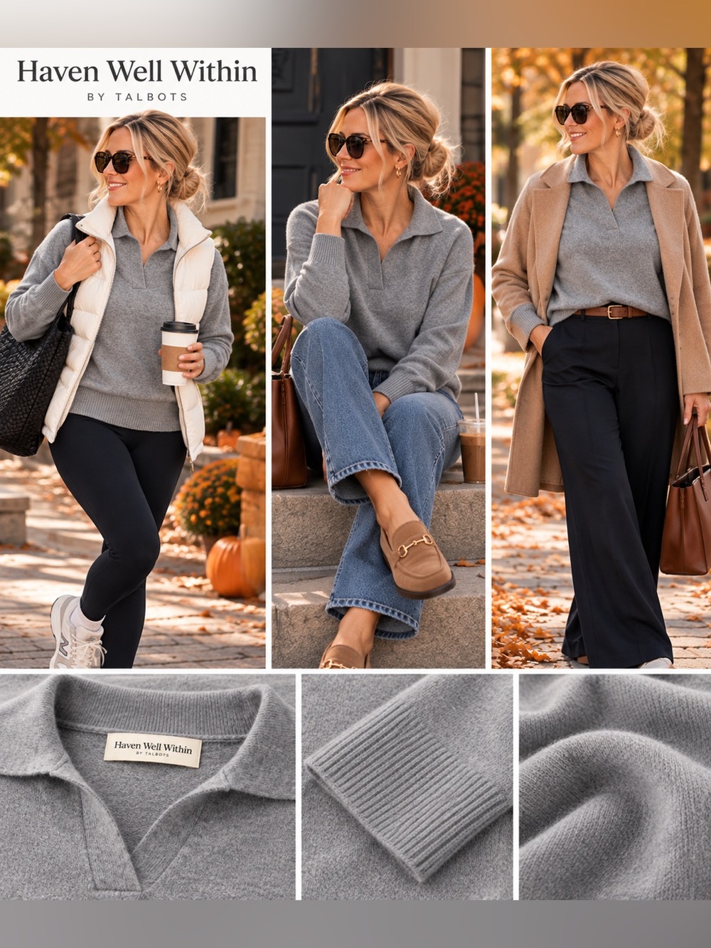 Haven Well Within Cashmere Johnny Collar Sweater